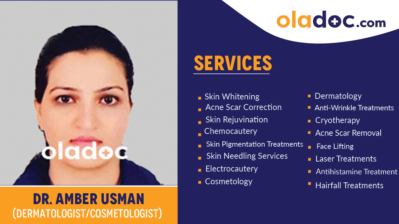 Services provided by  Dr. Amber Usman   